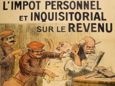 História do imposto de renda na França, uma marcha para a guerra